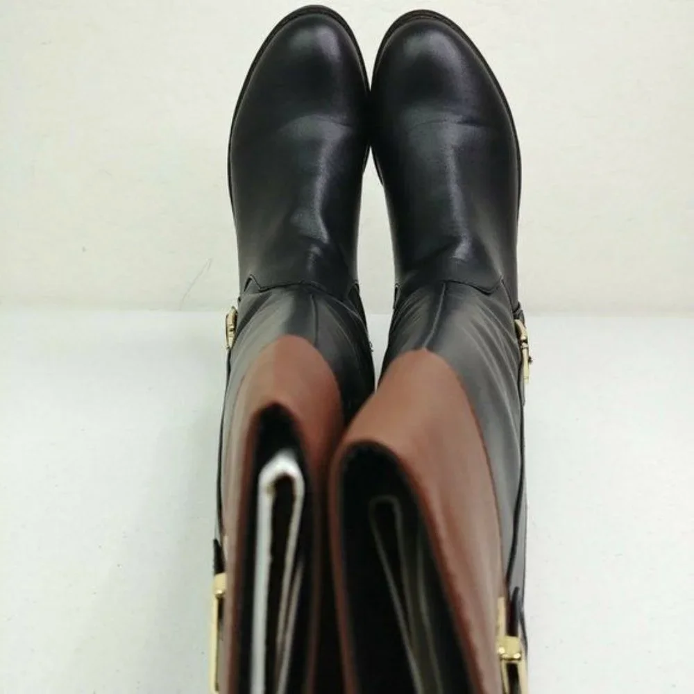 Riding Boots Karen Scott Deliee Closed Toe Women's Size 6.5M